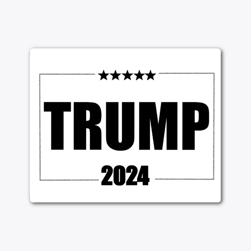 Trump 2024 Black and White 