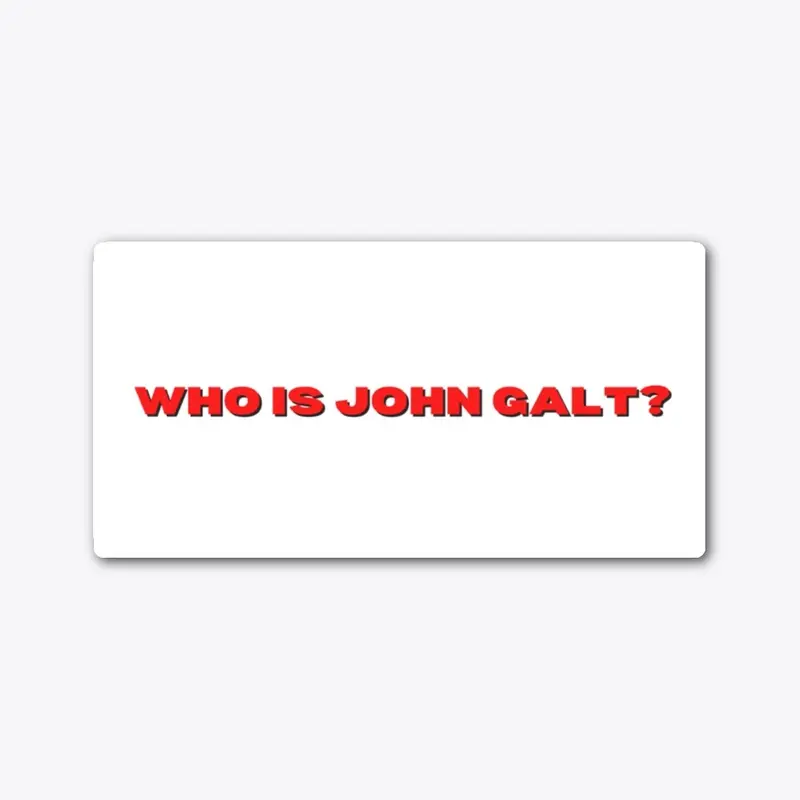 Who is John Galt Sticker