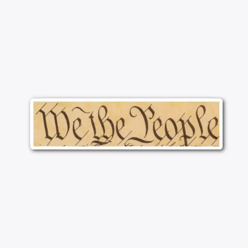 We The People Sticker